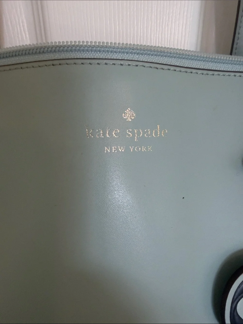 Kate Spade New York Cassy leather tote with bow charm